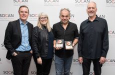 Deux Prix No. 1 SOCAN à Nelson Minville