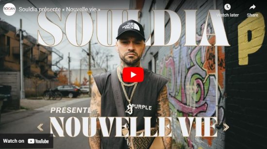 SOCAN, entrevue, Souldia, 2024