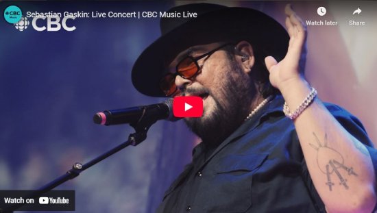 Sebastian Gaskin, live performance, TD Music Hall, video