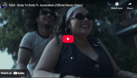 Siibii, "Body to Body," vidéo 